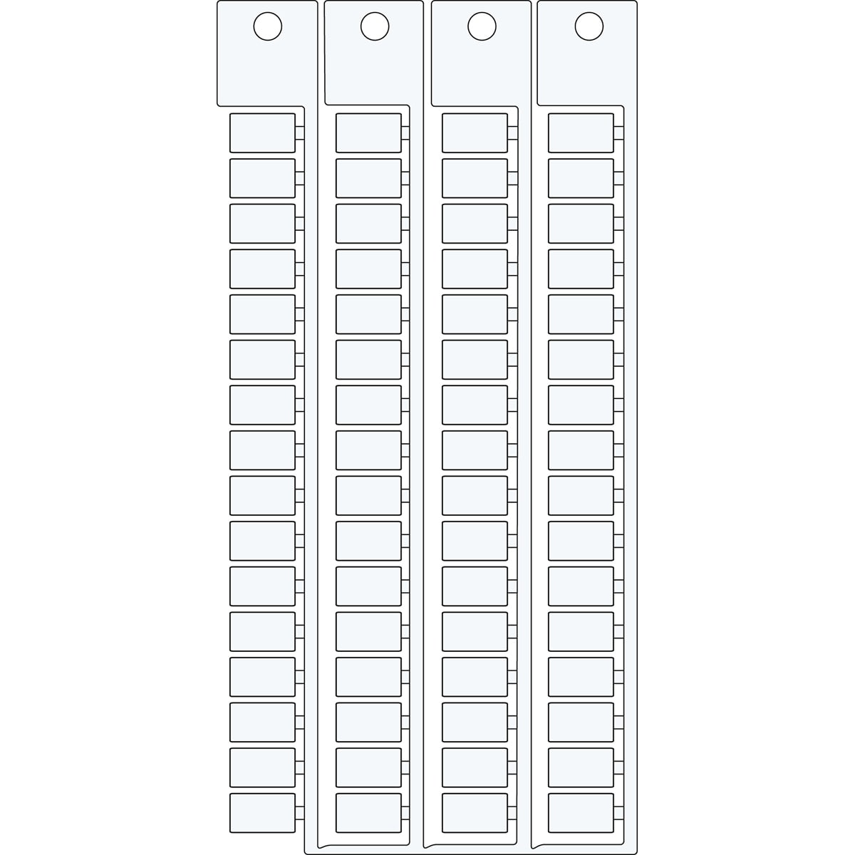BRADY - Targhetta mors. modulo EN 5000 ADO 6X10-6