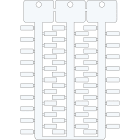 BRADY - Targhetta 4x12mm 3 steli ACS bianco