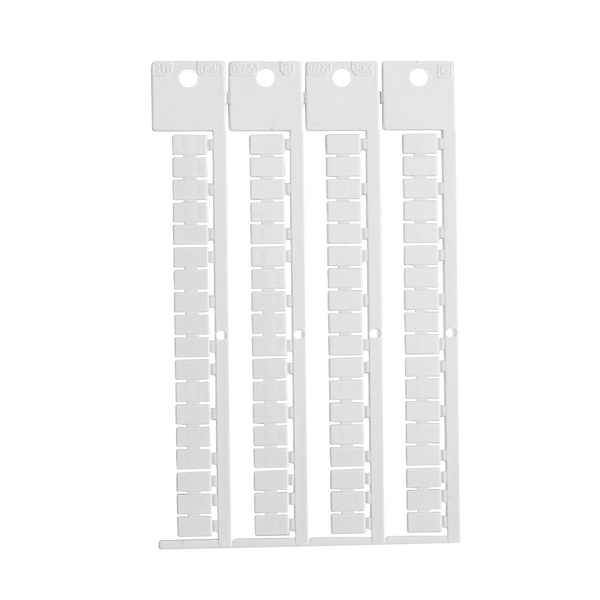 BRADY - Targhetta mors. modulo WE 6X10-6