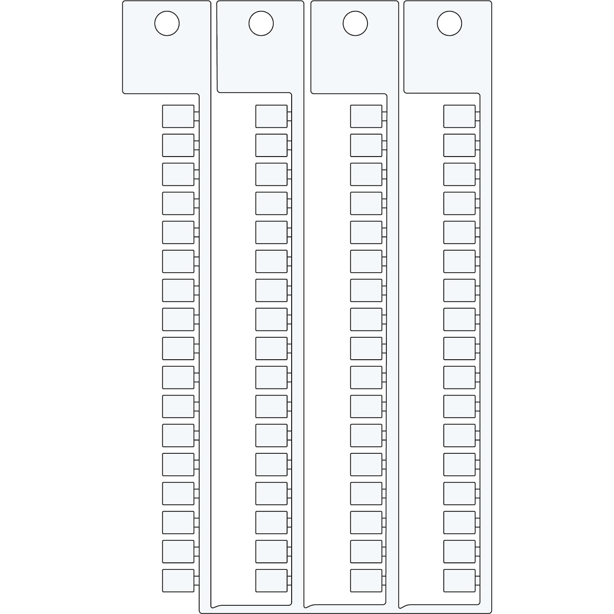 BRADY - Targhetta mors. SI 5X7