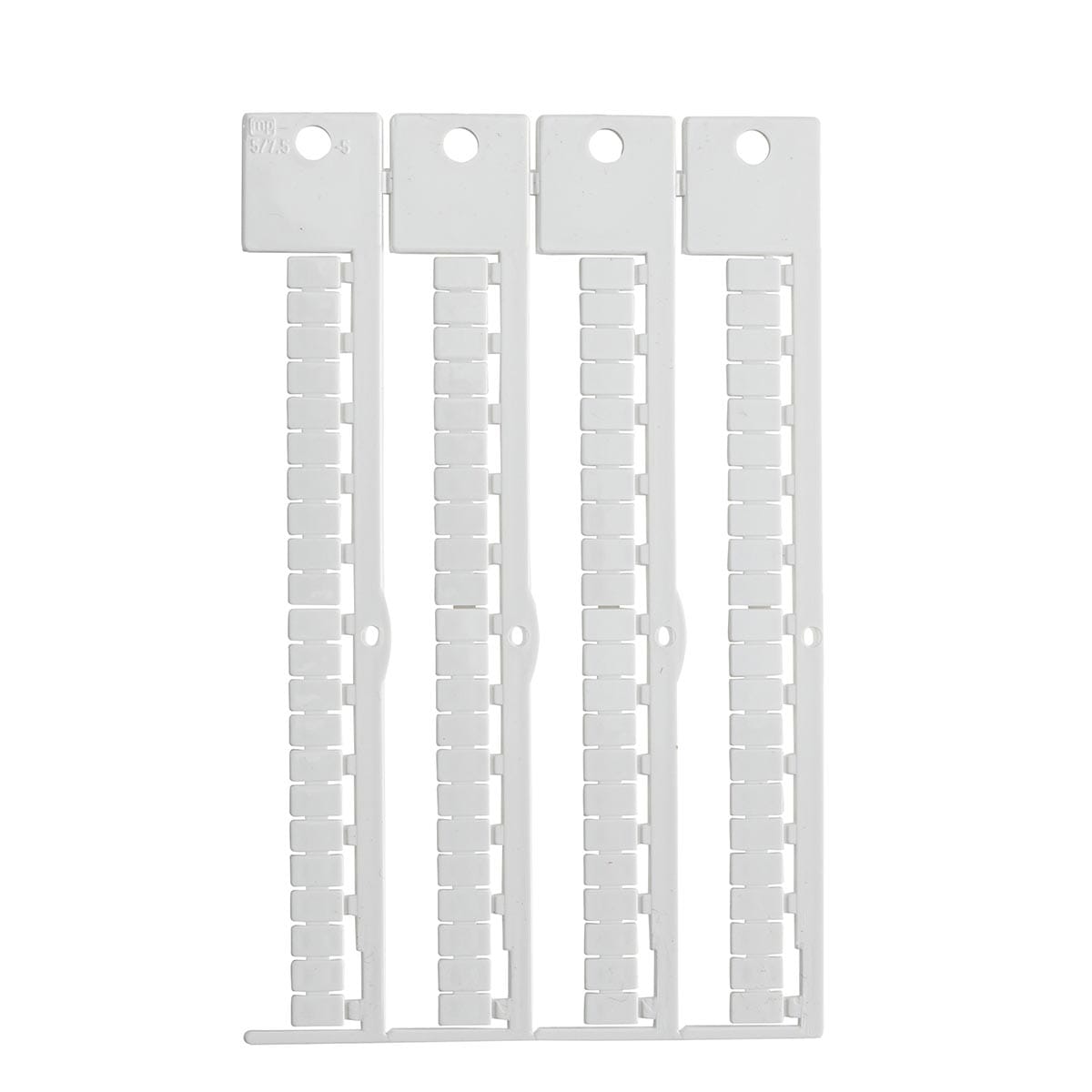 BRADY - Targhetta mors. modulo WE 5X7,5-5