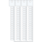 BRADY - Targhetta mors. LE VIKING3 WI TE SP 5X11 SA5X11