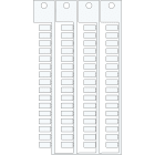 BRADY - Targhetta mors. LE VIKING3 WI TE SP 5X11 SA5X11