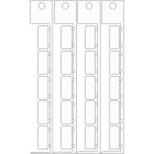BRADY - Targhetta non adesiva 9x20 bianco per SAT920-SA1121