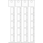 BRADY - Targhetta non adesiva 9x20 bianco per SAT920-SA1121 SA920N