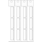 BRADY - Targhetta adesiva 9x35mm