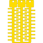 BRADY - Targhetta 4x12mm 3 steli ACS giallo SAG412