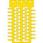 BRADY - Targhetta 4x12mm 3 steli ACS giallo