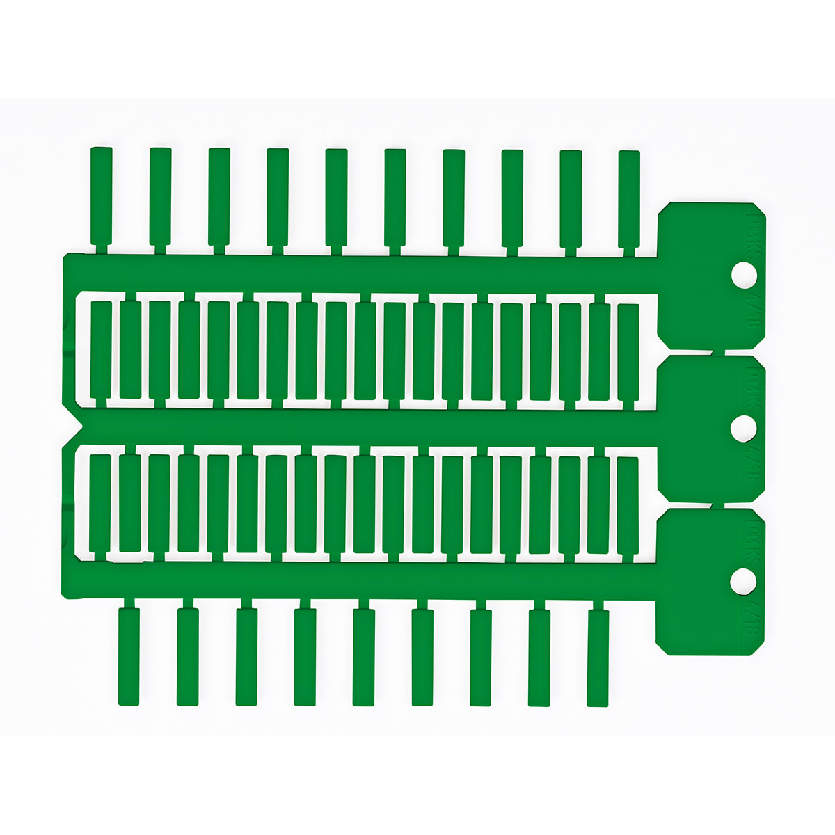 BRADY - Targhetta 4x18mm 3 steli ACS verde