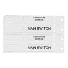 BRADY - Targhetta 15x67mm bianco