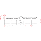 BRADY - Etichette adesive LaserTab, 0.375 X 1.875 pollici, 50 pezzi per confezione, compatibili con stampanti laser.