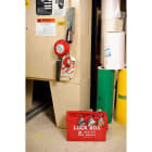 BRADY - Metal lock box portatile per lockout di gruppo, 13 lucchetti, blu.