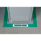 BRADY - Nastro per marcatura pavimenti ToughStripe 2 x 100 B514 Green FL Tape - 1 rotolo.