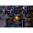 BRADY - Sistema di chiusura Spin Double Hex con cavo giallo per blocco - 1 kit.