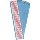 BRADY - Etichetta WOAF-53-PK da 450 pezzi per calibratura scrivibile.