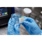 BRADY - Etichette termiche stampabili 1x1 pollici blu/bianche, 3000 pezzi per rotolo.