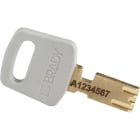 BRADY - Lucchetti SafeKey in alluminio, set da 3 pezzi.