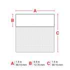BRADY - THT-119-417-2.5 - 2500 etichette stampabili a trasferimento termico.