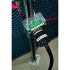 BRADY - Etichette in rotolo per stampante, 1x25ft, bianche/verdi, compatibili con BMP41/BMP51/M511.