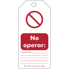 BRADY - 307669 - 5 tagout: cartellini di segnalazione riscrivibili.