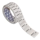 BRADY - Etichette RFID UHF/NFC in poliestere bianco lucido a doppia frequenza - 500 pezzi.