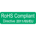 BRADY - RoHS 1 7541 0.5 - 500 etichetta conforme direttiva RoHs 30 mm x 10 mm 500 confezione.