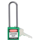 BRADY - Lucchetti per lockout compatti Brady - 6 pezzi con arco da 75 mm e chiavi diverse.