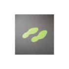 BRADY - Impronta fotoluminescente – Piede destro 055359