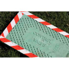 BRADY - Nastro a strisce riflettente – Rosso/bianco 076313