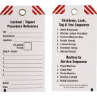 BRADY - Targhetta scrivibile per proceDu?a di lockout 148863