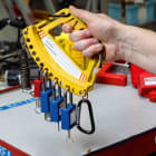 BRADY - Porta lucchetti di sicurezza e targhette – giallo 148865