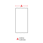 BRADY - Label 0.25x50' Polyester WT