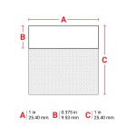 BRADY - Lbl 1x1 Lam Vinyl PL/CL 250