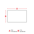 BRADY - Label 4x1 Vinyl Cloth RL/100