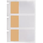 BRADY - Lbl 1.5x.75 LamVinyl OR/CL 250 173812