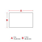 BRADY - Label 1.9x3" Metallized SL 100