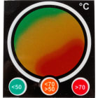 BRADY - Etichette indicatrici di temperatura reversibili - 3 tacche
