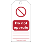 BRADY - Tagout: Cartellini di segnalazione riscrivibili 307665