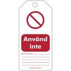 BRADY - Tagout: Cartellini di segnalazione riscrivibili