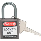 BRADY - Lucchetti di sicurezza compatti Brady con arco da 25 mm – chiavi diverse