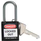 BRADY - Lucchetti di sicurezza compatti Brady con arco da 38 mm – chiavi diverse