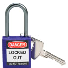 BRADY - Lucchetti di sicurezza compatti Brady con arco da 38 mm – chiavi diverse