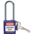 BRADY - Lucchetti di sicurezza compatti Brady con arco da 50 mm – chiavi diverse
