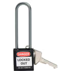 BRADY - Lucchetti di sicurezza compatti Brady con arco da 75 mm – chiavi diverse