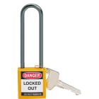 BRADY - Lucchetti di sicurezza compatti Brady con arco da 75 mm – chiavi diverse