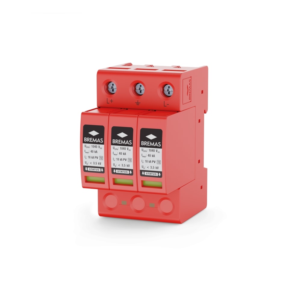 BREMAS ERSCE - SCARICATORE T2 PV 1040VDC