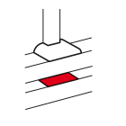 BTICINO - Giunzione di separatore per derivazione piana Altezza 50mm