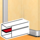 BTICINO - Canale portapparecchi in alluminio