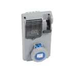 BTICINO - Presa interbloccata compatta 2P+T IP55, In= 16A, Vn=230Vac