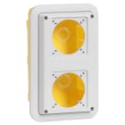 BTICINO - Scatola da incasso con flange per prese da pannello 057721